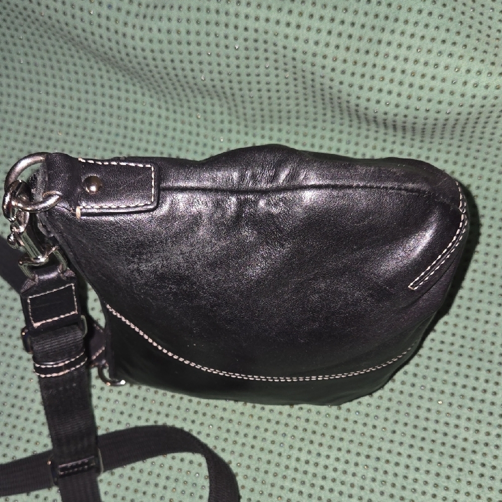Coach Black Leather Crossbody Bag - Picture 9 of 16